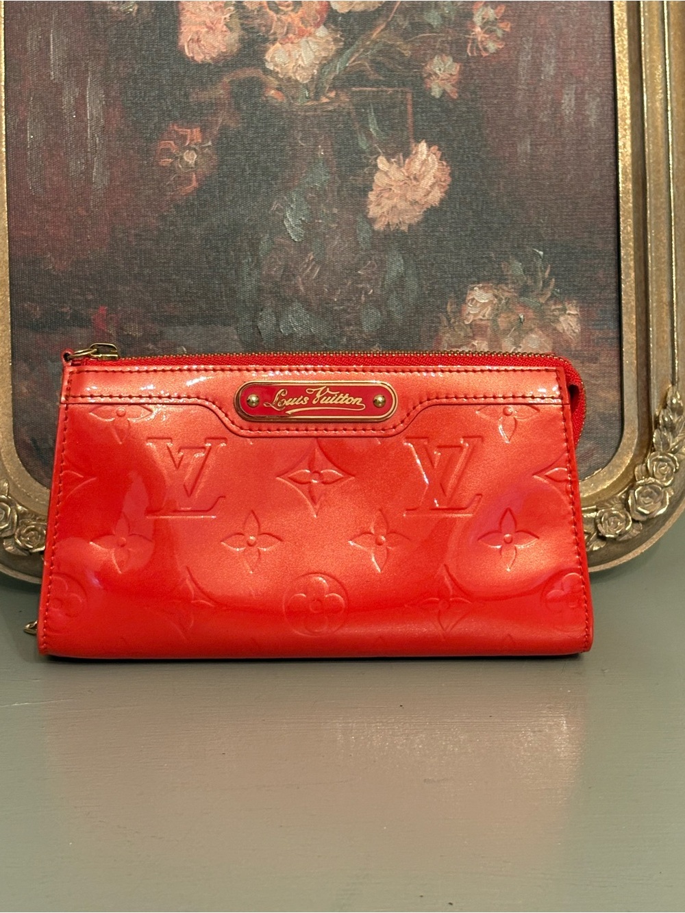 Louis Vuitton Monogram Vernis Trousse Cosmetic Pouch